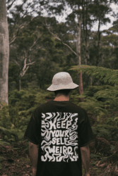 Stay your self weird Black T-shirt