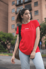 Red flag Unisex T-shirt - Image 4