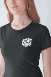 Stay your self Weird black T-shirt - Image 2