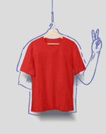 Red Unisex Half Sleeve T-shirt