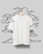 White Unisex Half Sleeve T-shirt